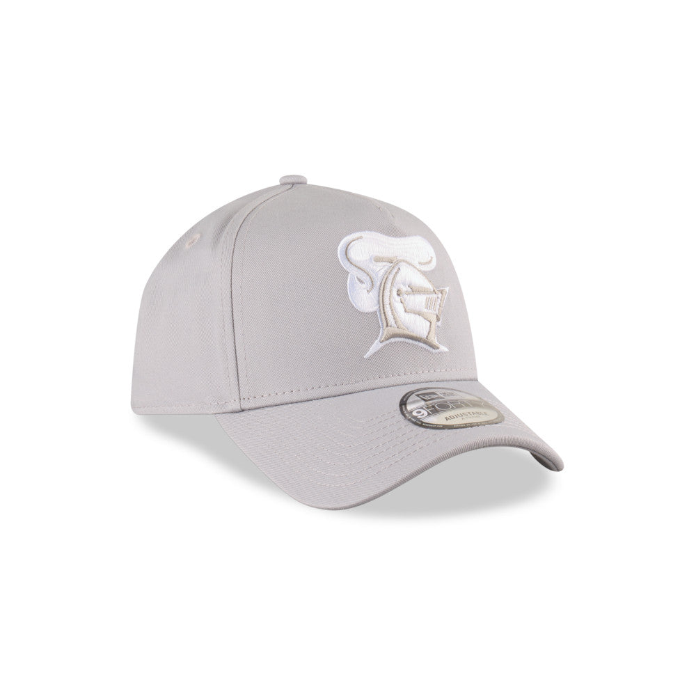 Newcastle Knights Hat - 2025 Grey White 9Forty A-Frame NRL Snapback Cap - New Era